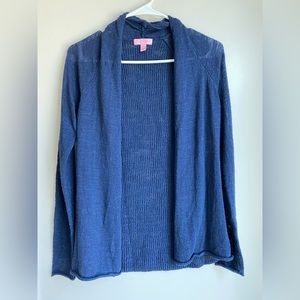 EUC - Lilly Pulitzer sweater, navy blue, size S